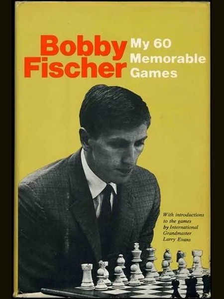 My 60 Memorable Games, cover of another edition (the Simon & Schuster 1969 cover is not yet photographed)