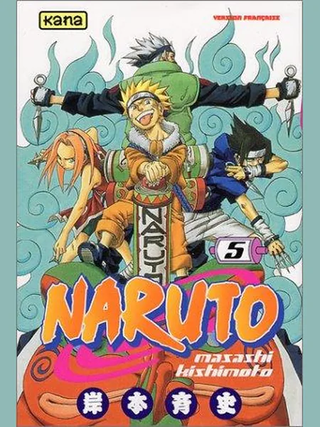 Naruto, Volume 5 cover