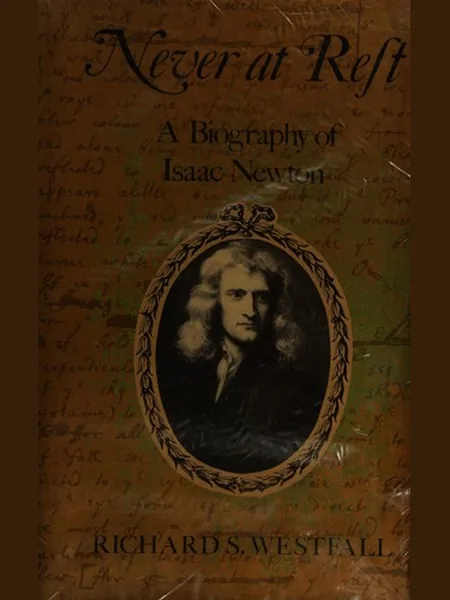Never at Rest first edition cover, Cambridge University Press 1980