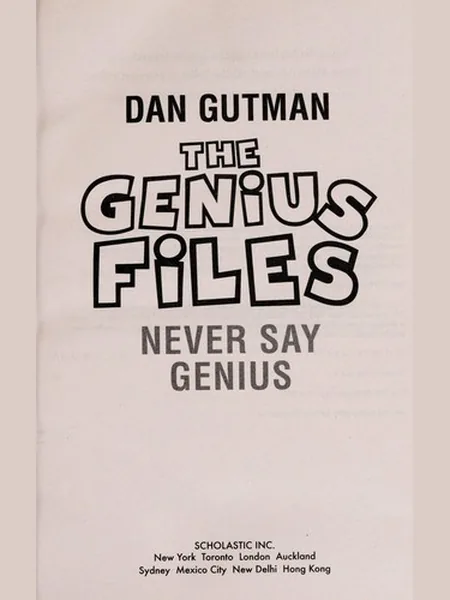 Never Say Genius cover