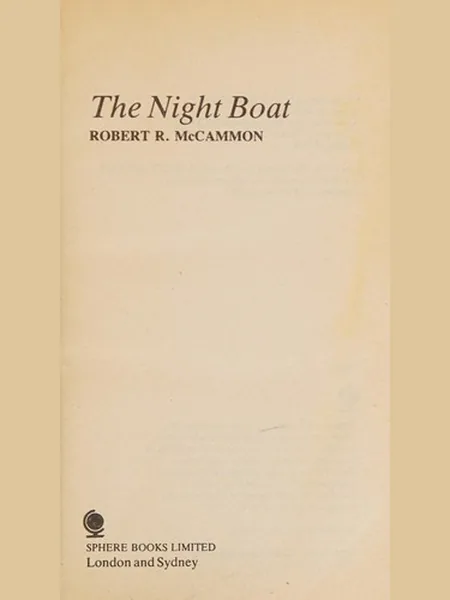 Night Boat cover