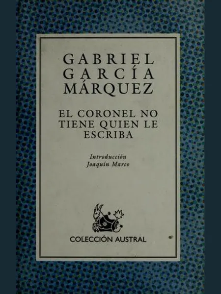 No One Writes to the Colonel cover