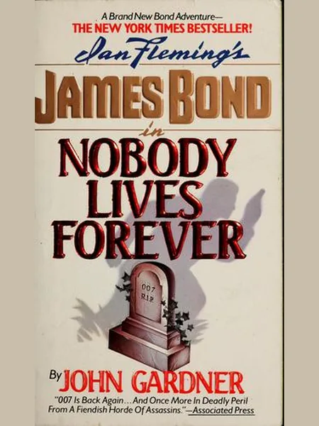 Nobody Lives Forever, cover of another edition (the G.P. Putnam's Sons 1986 cover is not yet photographed)