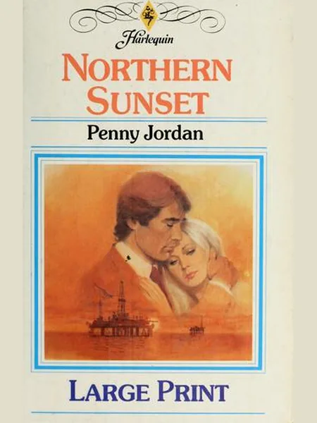 Northern Sunset, cover of the MacMillan Publishing Company, 1984 edition (the Mills & Boon 1982 cover is not yet photographed)