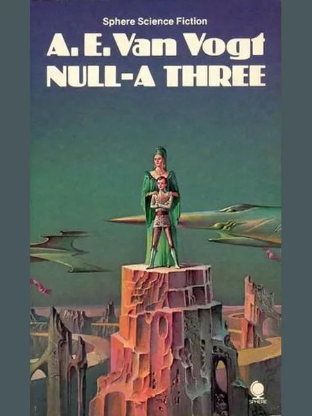 Null-A Three first edition cover, Sphere 1985