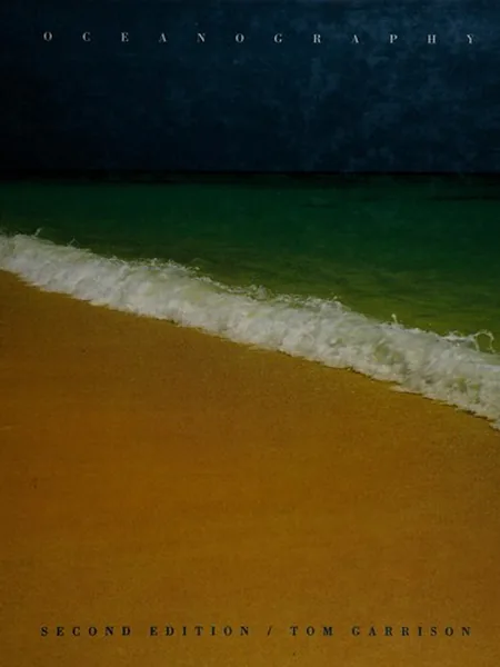 Oceanography cover, Wadsworth Pub. Co 1995