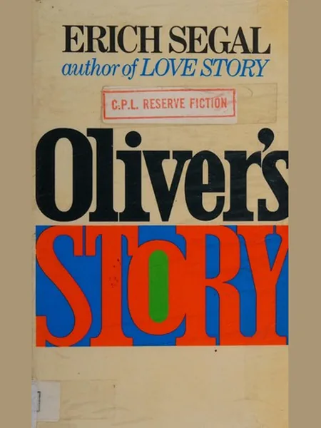 Oliver's Story cover, Granada 1977
