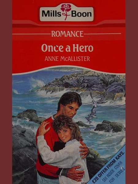 Once a Hero cover, Mills & Boon 1989