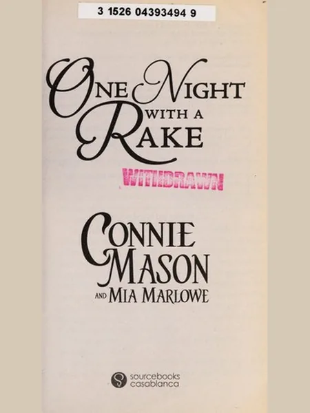 One Night with a Rake cover