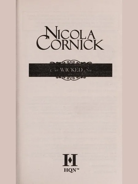 One Wicked Sin cover