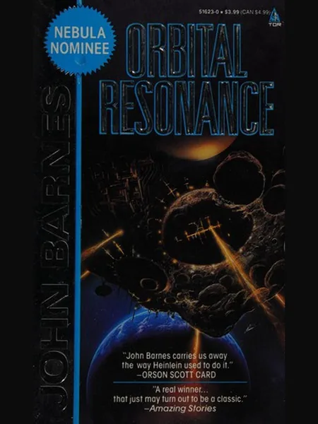 Orbital Resonance first edition cover, Tom Doherty 1991