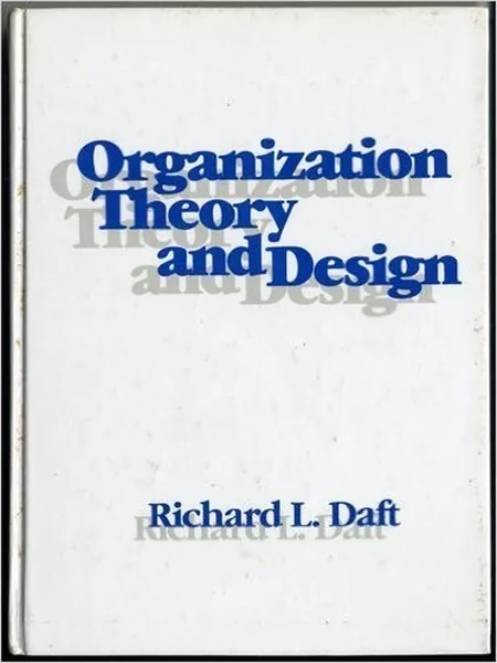 Organization Theory and Design cover