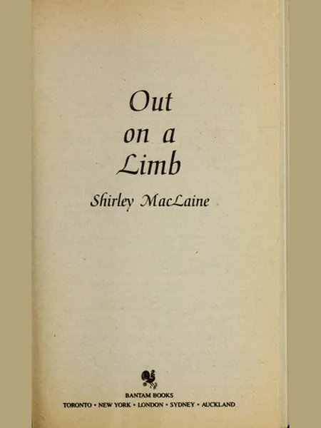 Out on a Limb cover, Bantam Books 1983