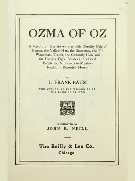 Ozma of Oz cover