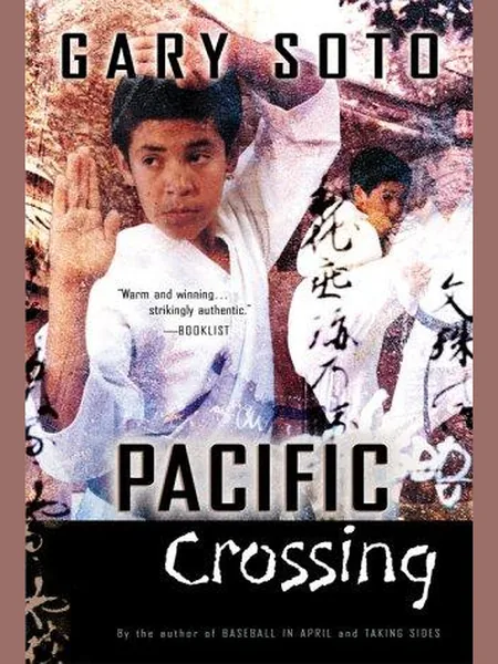Pacific Crossing first edition cover, Harcourt, Brace 1992