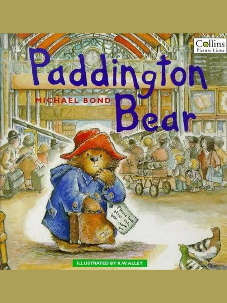 Paddington Bear, cover of another edition (the Collins 1972 cover is not yet photographed)