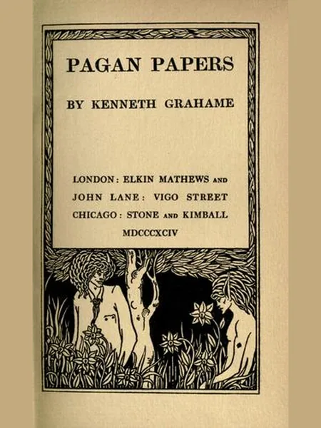 Pagan Papers cover, E. Mathews and J. Lane 1894