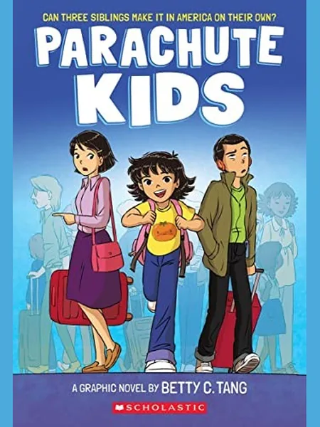 Parachute Kids cover, Scholastic, Incorporated 2023