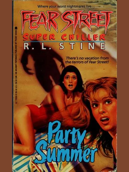 Party Summer, cover of another edition (the Simon & Schuster 1995 cover is not yet photographed)