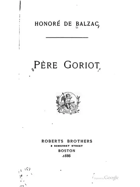 Pere Goriot cover