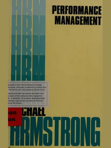 Performance Management cover