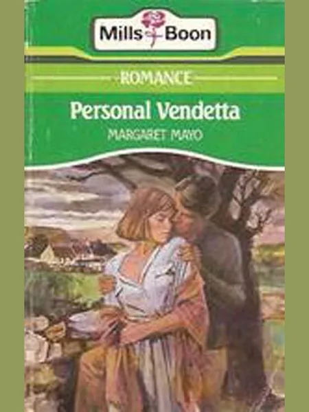 Personal Vendetta cover, Mills & Boon 1984