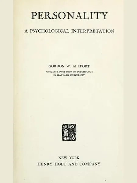 Personality cover
