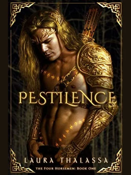 Pestilence, cover of another edition (the Sourcebooks, Incorporated 2023 cover is not yet photographed)