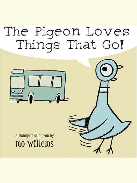 Pigeon Loves Things That Go!, The cover