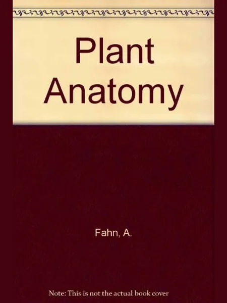 Plant Anatomy cover