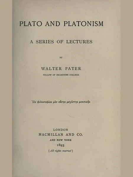 Plato and Platonism cover