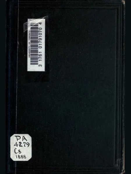 Platonis Crito cover