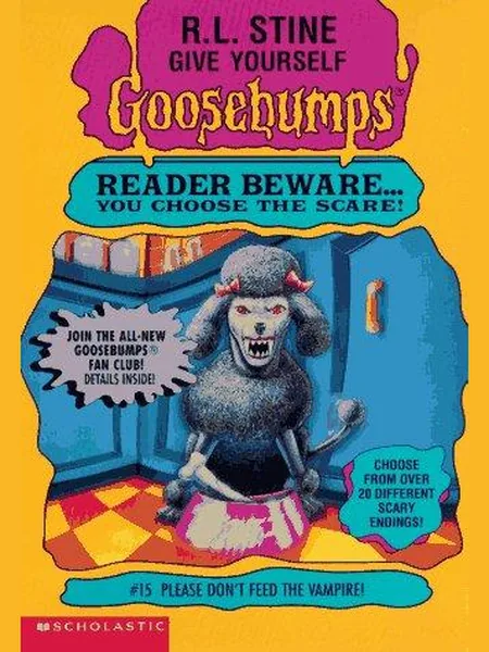 Please Don't Feed the Vampire! cover, Scholastic 1997