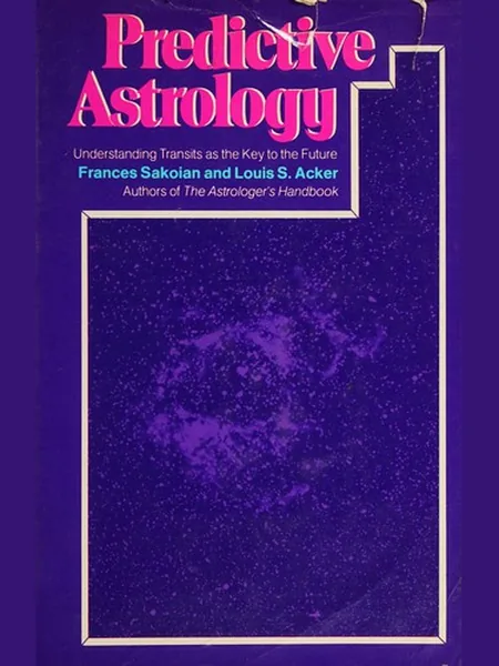 Predictive Astrology first edition cover, Harper & Row 1977