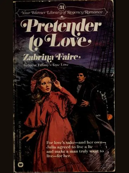 Pretender to Love first edition cover, Warner Books 1981