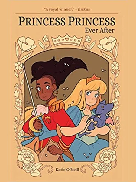 Princess Princess Ever After, cover of the 2016 edition (the Oni Press, Incorporated 2020 cover is not yet photographed)
