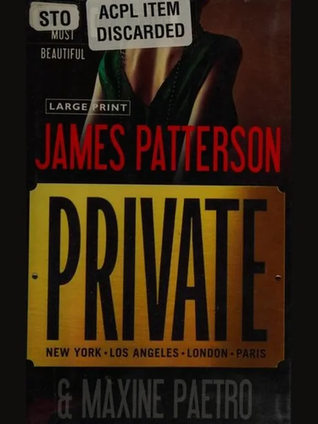 Private cover, Little, Brown 2010