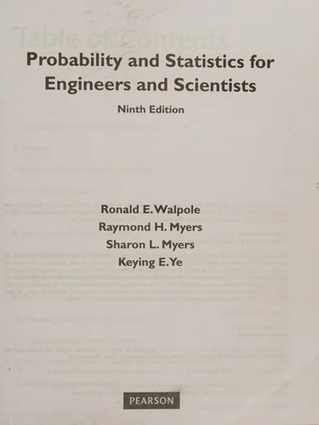 Probability and Statistics for Engineers and Scientists cover