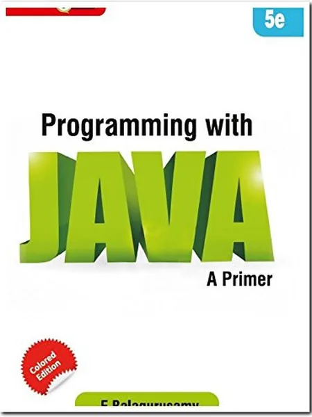 Programming with Java cover