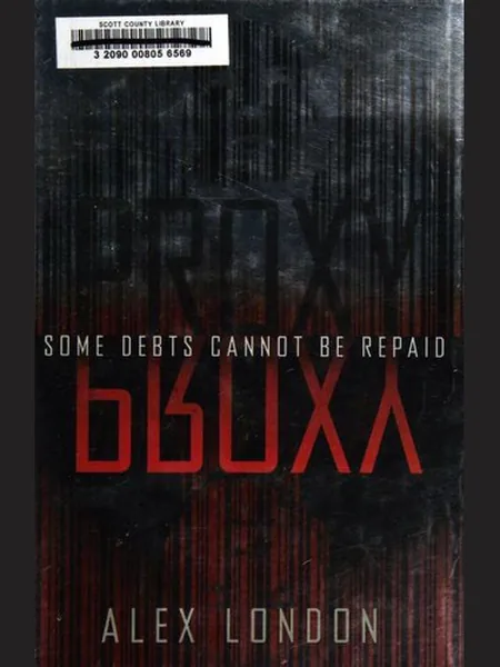 Proxy, cover of another edition (the Philomel Books 2013 cover is not yet photographed)