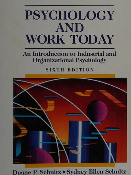 Psychology and Work Today cover