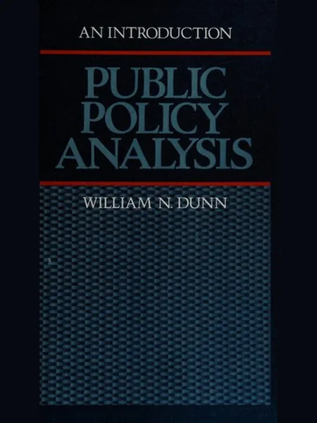 Public Policy Analysis first edition cover, Prentice-Hall 1981