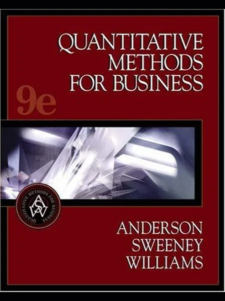 Quantitative Methods for Business first edition cover, West Pub. Co 1983