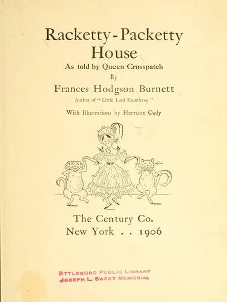 Racketty-Packetty House first edition cover, The Century Co. 1906