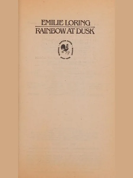 Rainbow at Dusk, cover of another edition (the Hale 1976 cover is not yet photographed)