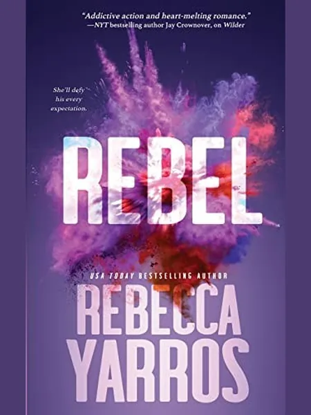 Rebel, cover of another edition (the Entangled Publishing 2017 cover is not yet photographed)