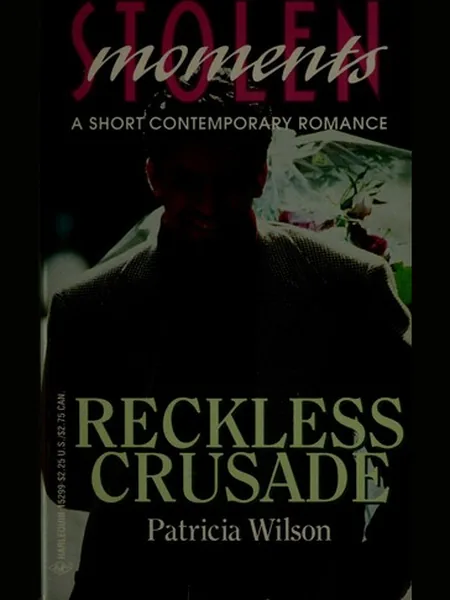 Reckless Crusade, cover of another edition (the Macmillan 1993 cover is not yet photographed)