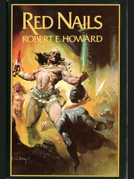 Red Nails, cover of another edition (the D. M. Grant 1975 cover is not yet photographed)