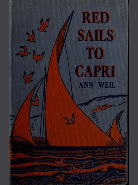 Red Sails to Capri, cover of another edition (the Puffin 1988 cover is not yet photographed)