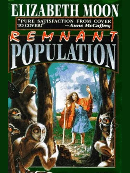 Remnant Population first edition cover, Baen Books 1996